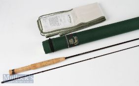 Fine Orvis Superfine carob fly rod 6ft 6ins 2pc line No 2, appears unused in MCB and cordura tube