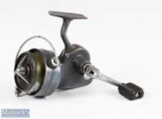 Scarce Alcedo 2CS fixed spool reel in blue marked Made in Italy 10470, with embossed maker’s plaque,