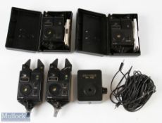 Optonics and Sounder Box – 4 Efgeeco Optonic bite alarms, 2x Super Compacts, Special Compact low