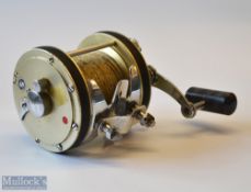 Policansky Monitor No.4 Big Game Sea Reel – c/w lever drag, counter balanced handle with barrel
