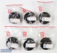 Abu Ambassadeur Black Colour Side Plates (6) in 4000/5000/6000 size, part 11928 in packaging