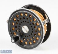 Hardy Bros England 4” Ultralite Disc Salmon Spey reel with smooth alloy foot, drag adjuster to rear,