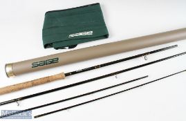 Sage 10151-4 Graphite IV salmon rod 15ft 1ins 4pc line 10, 10 5/8oz, small section of third male
