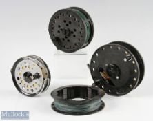 Shakespeare Sigma 2860 4 ½” centrepin trotting reel and spool together with a Bob Church Still Water