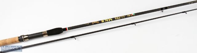 New Era MII Bomb carbon 11ft feeder rod 2pc mcb plus plastic tube, signs of very light use