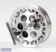 Fine Adcock Stanton 4 ½” Nottingham England centrepin reel with twin handles, appears in very good