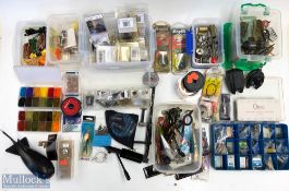 Selection of Mixed Fishing Tackle and Accessories incl 3x boxes of assorted dubbing, 2 by Orvis