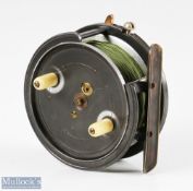 Hardy Bros 4” The Silex alloy casting reel stamped ‘Hardys Pat’, stamped C internally (Callow or