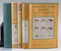 4x Scott, Jock Fishing Books – “Greased Line Fishing for Salmon” 1950 4th edition, “The Truth