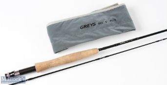 Greys GRX Carbon 8ft fly rod 2pc line 3/4# with light use, cloth bag and cardboard tube