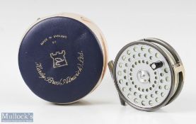 Hardy Bros England Princess 3 ½” alloy fly reel narrow drum, smooth alloy foot, line guide, rim