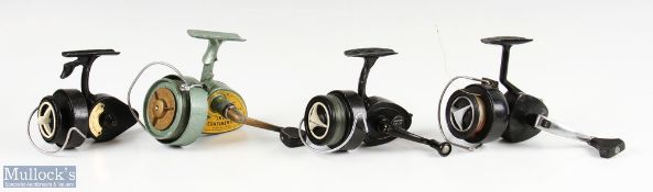 K P Morritt fixed spool reel selection featuring Intrepid Continental, Intrepid De Luxe, Intrepid