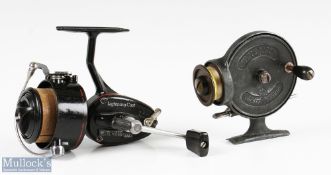 Allcock Stanley Reel threadline casting reel with Bakelite reel retaining most of original finish