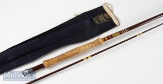 Hardy Bros Richard Walker Superlite 9ft 3in fly rod 2pc line 7/8# with mcb