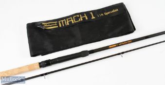 Shakespeare Mach I 11ft Specialist fishing rod – very light use, in MCB