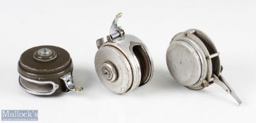 Scarce Martin Mohawk NY, USA No3 ‘Auto Fish Reel’ pat applied for with line guide, spins as