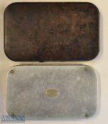 Collection of Hardy Bros Alnwick Fly Tins and Boxes to incl Hardy Neroda fly box with chenille