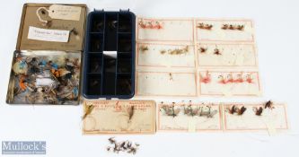 Selection of Mixed Salmon and Trout Flies of various sizes and designs inc a 2” gut eye plus a