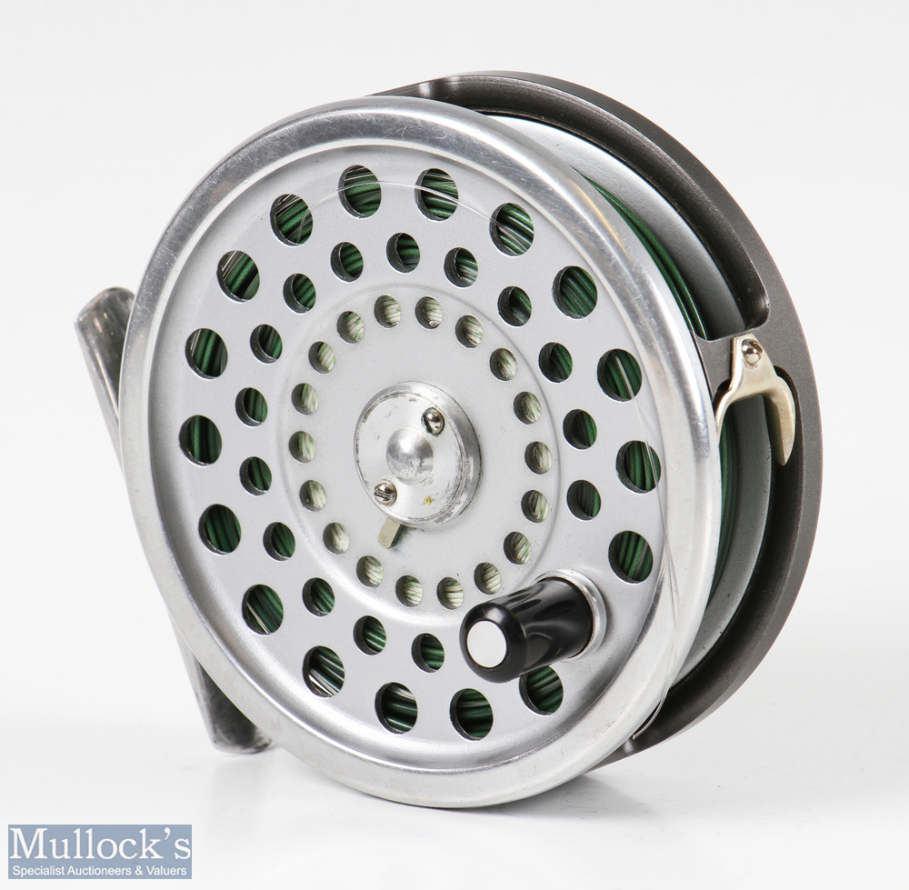 Hardy Bros England Marquis #7 alloy trout fly reel with smooth alloy foot, line guide, loaded with - Image 2 of 3