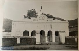 Sikh - c1930/1940s original real photo showing the First ever Sikh temple of Gurdwara in Saigon,