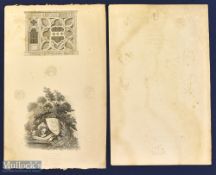 Handbill Advertising “Barclay Heraldic Engraver”, Gerrard Street, Soho Circa 1830s Printed on card