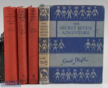 Blyton, Enid Book Selection featuring The Secret Seven 1st ed with DJ, Five Have a Wonderful Time