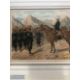 India - Original colour lithograph of a Sikhs of the Punjab frontier force no1 Kohat mountain - Image 1 of 2
