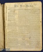 USA – The New Yorker Weekly Newspaper by Horace Greeley Vol I Nos 20 to 26 and Vol II Nos 27 to 52