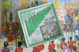 India Jig Saw Puzzle c1900s - original vintage mammoth jig saw puzzle of the Delhi Durbar complete