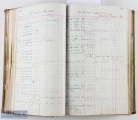 Winston Churchill - G Alderson Coal Merchant Ledger for Westerham & Brasted Large ledger of 1000