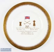 Royal Grafton Staffordshire Golf Commemorative Plate to commemorate Staffordshire’s Successful