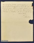 Richard Trevithick – Engineer and Railway Pioneer Lawyer Letter an original letter from 1810 from