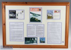 The Colditz Glider Builders Bill Goldfinch and David Walker Signed First Day Covers Framed Display