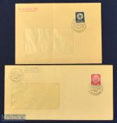 WWII Postal Covers from Lodz Ghetto with ‘The Oldest of the Jews’ stamps, dated 11 Apr 1940, just