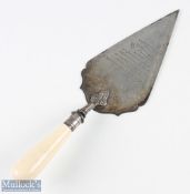 Victorian Silver Plated Presentation Trowel 1894 by Mappin & Webb engraved ‘Presented to Prs