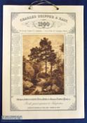 1900 Noted City of London Printer “Charles Skipper & East” Calendar. Great Tower St. A 1900