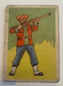 India - Soldiers of the World trading card depicting 15th Ludhiana Sikhs. c1914