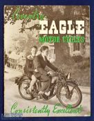 Coventry Eagle Motor Cycles 1939 Sales Catalogue. A 16 page catalogue illustrating and detailing