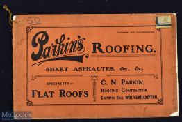 Parkin's Roofing Brochure containing Speciality Flat Roofs, C.N. Parkin Roofing Contractor