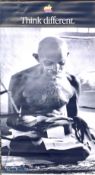 1990s Mahatma Gandhi Apple think different Large Poster size 160cm x 70cm approx