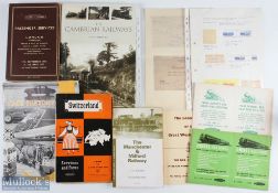 Box of Railwayana Books, Paperwork, Pamphlets, Photographs and Negative Slides.