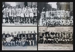 1924 Olympic Rugby etc, modern repro photos of the finalists France & USA & two of the 1905 All