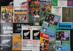 1975-2007 S Hemisphere Home Rugby Programmes (13): South Africa v France 2nd test 1975; v