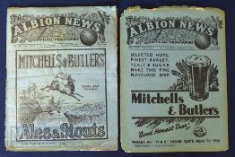 1932/33 West Bromwich Albion reserves v Birmingham City Central League programme 27 December; poor