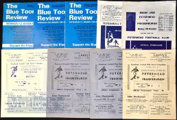Selection of Peterhead FC home match football programmes to include 1950/51 Inverness Caledonian,