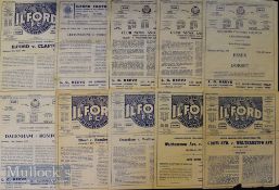 Selection of matches held at Ilford FC to include 1946/47 Tilbury v Romford (Essex s.c. final),
