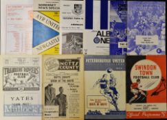 Selection of Scottish football match programmes to include 1953/54 Swindon Town v Morton, 1956/57