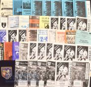 Selection of Oswestry Non-League football programmes home and away noted, teams include Mold, Cefn