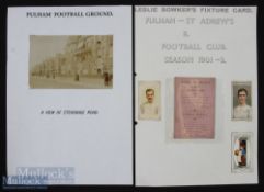 1901/1902 Fulham St Andrews FC (the original Fulham Club) fixture list for the league matches to