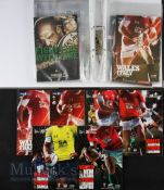 2009-2010 Great Wales Rugby Programme Collection (12): The four Autumn 2009 tests, the five Six